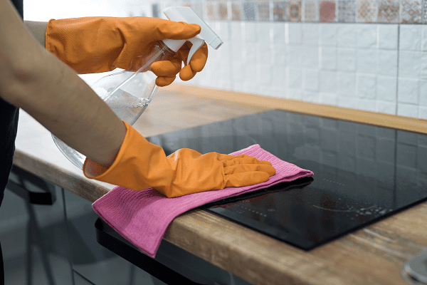 how to clean glass cooktops