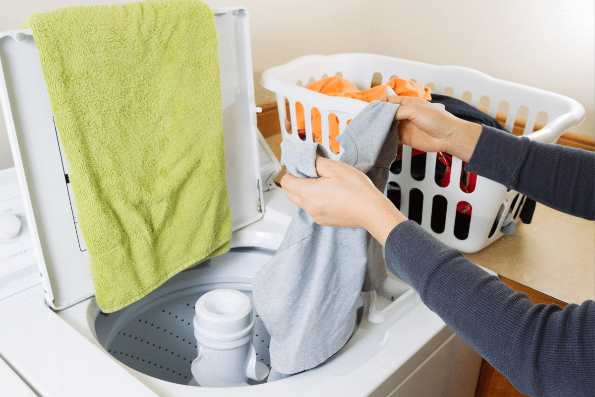 What causes unbalanced washer load?